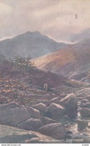 On the Okement, Dartmoor, 1900-10s; TUCK 7948