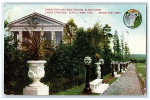 1909  Rainier Vista And Music Pavilion Exposition Seattle Washington WA Postcard