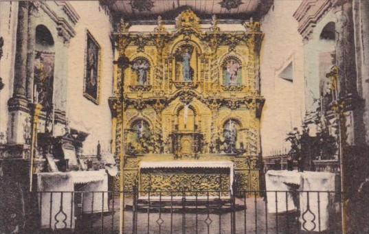 California San Juan Capistrano Mission Altar Serra Church Old Mission Handcol...