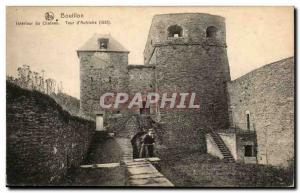 Belgie Belgium Old Postcard Bouillon Inside the castle Tower & # 39Autriche (...