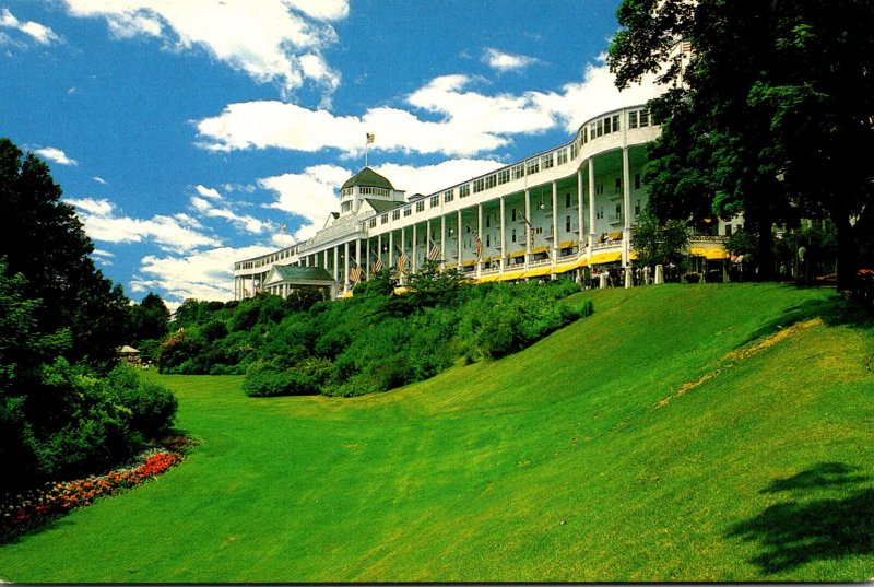 Michigan Mackinac Island The Grand Hotel Front Facade