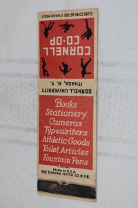 Cornell Co-op Cornell University Ithaca New York 20 Strike Matchbook Cover