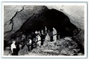 c1940 Cudjo's Cave Interior Trail Cumberland Gap TN VA KY RPPC Photo Postcard