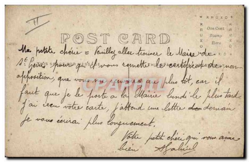 Old Postcard Circus Emma y Victor