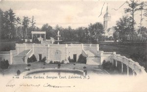 Sunken Gardens, Georgian Court in Lakewood, New Jersey