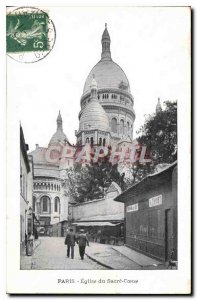 Postcard Old Paris Sacre Coeur Church