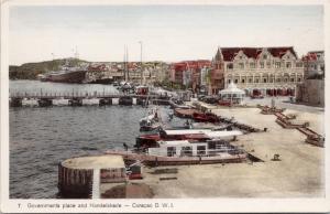 Curacao DWI Governments plan & Handelskade Unused Postcard E36