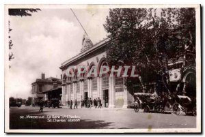 Old Postcard The Marseille Gare Saint Charles