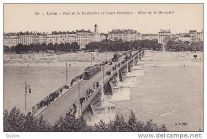 Pont De La Guillotiere Et Cours Gambetta, Hotel De La Mutualite, Lyon (Rhône...