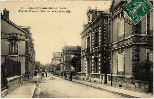 CPA ROMILLY-sur-SEINE - Rue du premier Mai (71790)