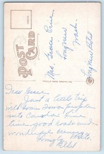 Fort William Ontario Canada Postcard Pigeon River Bridge Scott Highway c1910