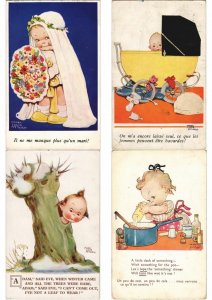 MABEL LUCIE ATTWELL ARTIST SIGNED CHILDREN 50 Vintage Postcards Pre-1940(L3221)