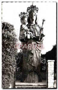 Modern Postcard Saint Jean Cap Ferrat Statue of the Virgin