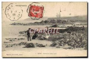 Postcard Old Binic Greve De L & # 39Avant Port