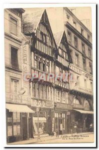 Caen Old Postcard Old houses of St Pierre (including Bouet Wallpaper Levrard ...