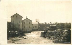 1912 Scenic View Waubeka Wisconsin RPPC Real photo postcard 1146