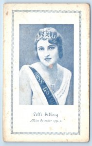 Lilli Silberg Miss Estonia 1931 Portrait Postcard