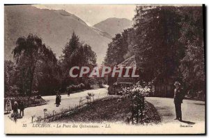 Old Postcard Luchon Le Parc Des Quinconces