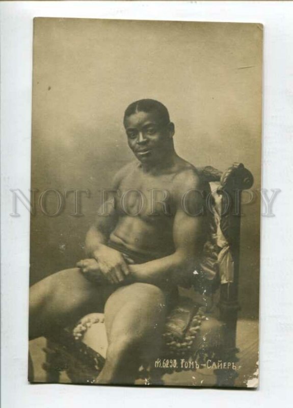 3147561 Tom SAWYER Black Strongman WRESTLER athlete photo