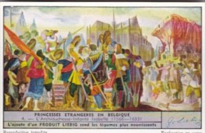 Liebig Trade Card S1518 Foreign Princesses In Belgium No 4 L'Archiduches...