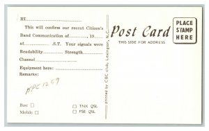 Postcard QSL Radio Card From Coos Bay Oregon KPC-2031 