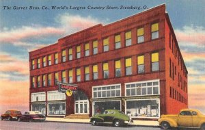 Strasburg Ohio The Garver Bros Country Store Vintage Postcard AA43973