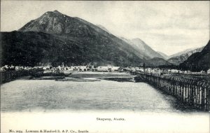 Skagway Alaska Scenic Harbor View c1900-20s Vintage Postcard