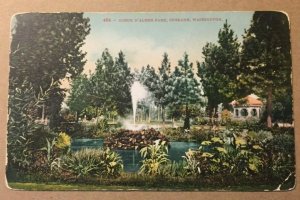 UNUSED .01 POSTCARD COEUR D'ALENE PARK SPOKANE WASHINGTON