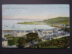 Scotland GOUROCK East Bay from Tower Hill c1903 Postcard by W.R.& S.