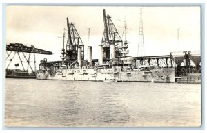 1916 USS St. Louis From Peter Kasper Pearl Harbor Hawaii HI RPPC Photo Postcard