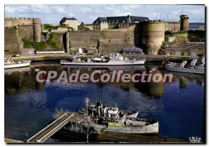 Modern Postcard Brest Maritime Prefecture Penfeld Le Chateau