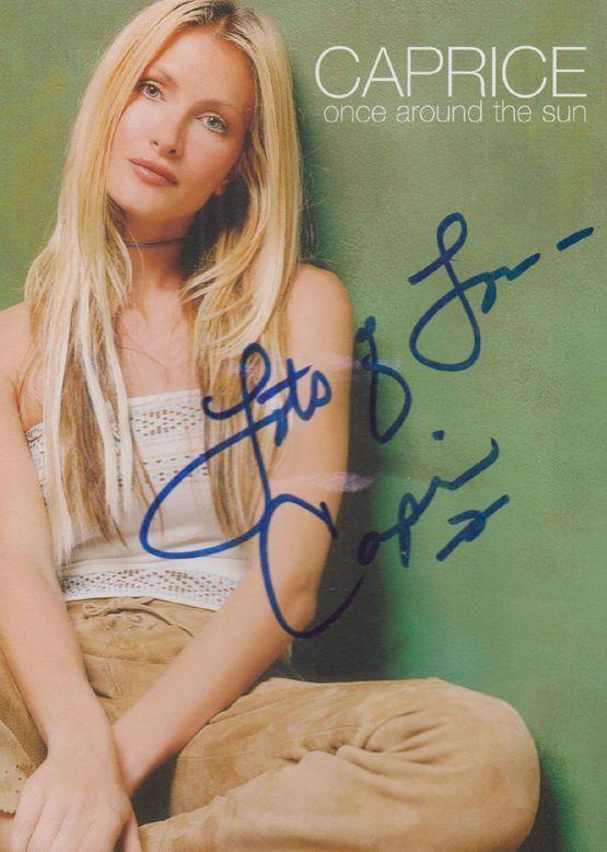 Caprice Bourret Sexiest Ever Model Woman Cover Girl Hollyoaks Hand Signed Photo