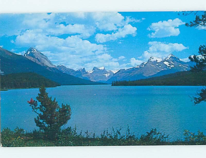 Unused Pre-1980 LAKE SCENE Jasper National Park Alberta AB F3173