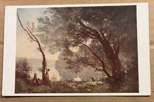 VINTAGE UNUSED POSTCARD - LANDSCAPE, J. B. COROT (1796-1875)