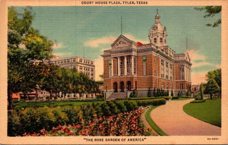 TExas Tyler Court House Plaza Curteich