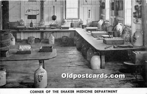 Corner of the Shaker Medicine Department, Shaker Museum Old Chatham NY, USA U...