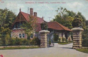 Ohio Cleveland Entrance To Forest Hill 1908