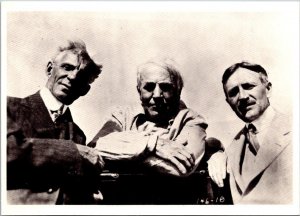 Henry Ford Thomas A Edison Harvey Firestone On Camping Trip 1918