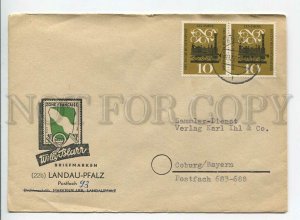 446083 GERMANY 1960 year philatelic Landau-Pfalz advertising