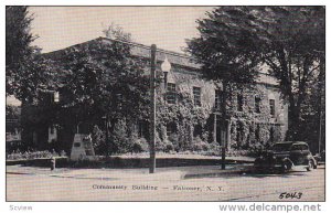 Community Building, Falconer, New York, PU-1910