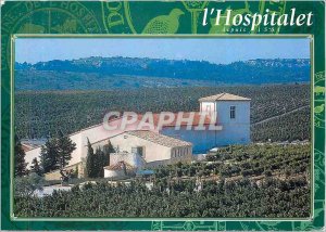 Modern Postcard Field of Hospitalet Domain in the heart of the Massif of Clape