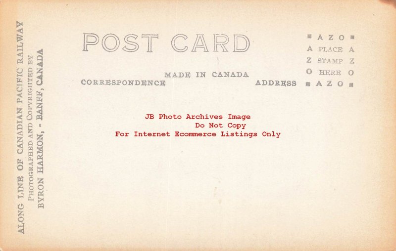 Canada, Alberta, Banff, RPPC, Mount Temple, Photo No 53