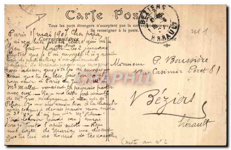 Old Postcard Paris Observatory photographic Equatorial Photography Astronomy