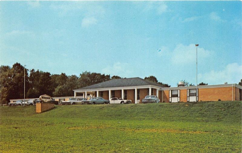 Lewisburg Tennessee~Medicenter of Lewisburg~Classic Cars Parked~1960s Postcard