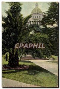 Old Postcard Of A Sorner Capital Park Sacramento