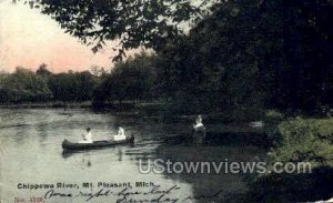 Chippewa River in Mt. Pleasant, Michigan