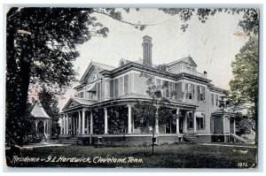 c1950 Residence GL Hardwick Richest Man In Town Cleveland Tennessee TN Postcard