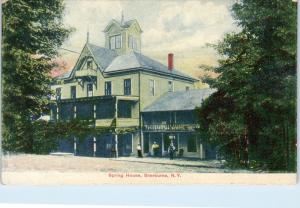 SHERBURNE, NY New York    SPRING  HOUSE    c1910s    Postcard