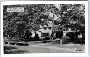 HILTON VILLAGE, Virginia  VA   THE COLONY INN   ca 1950s  Roadside  Postcard