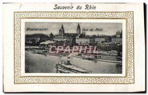 Old Postcard Souvenir Du Rhin